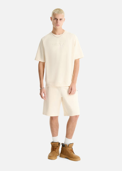 Áo Thun Boxy Raglan Hack Dáng CloudTouch™ In Nổi 3D The No Style 204 Be