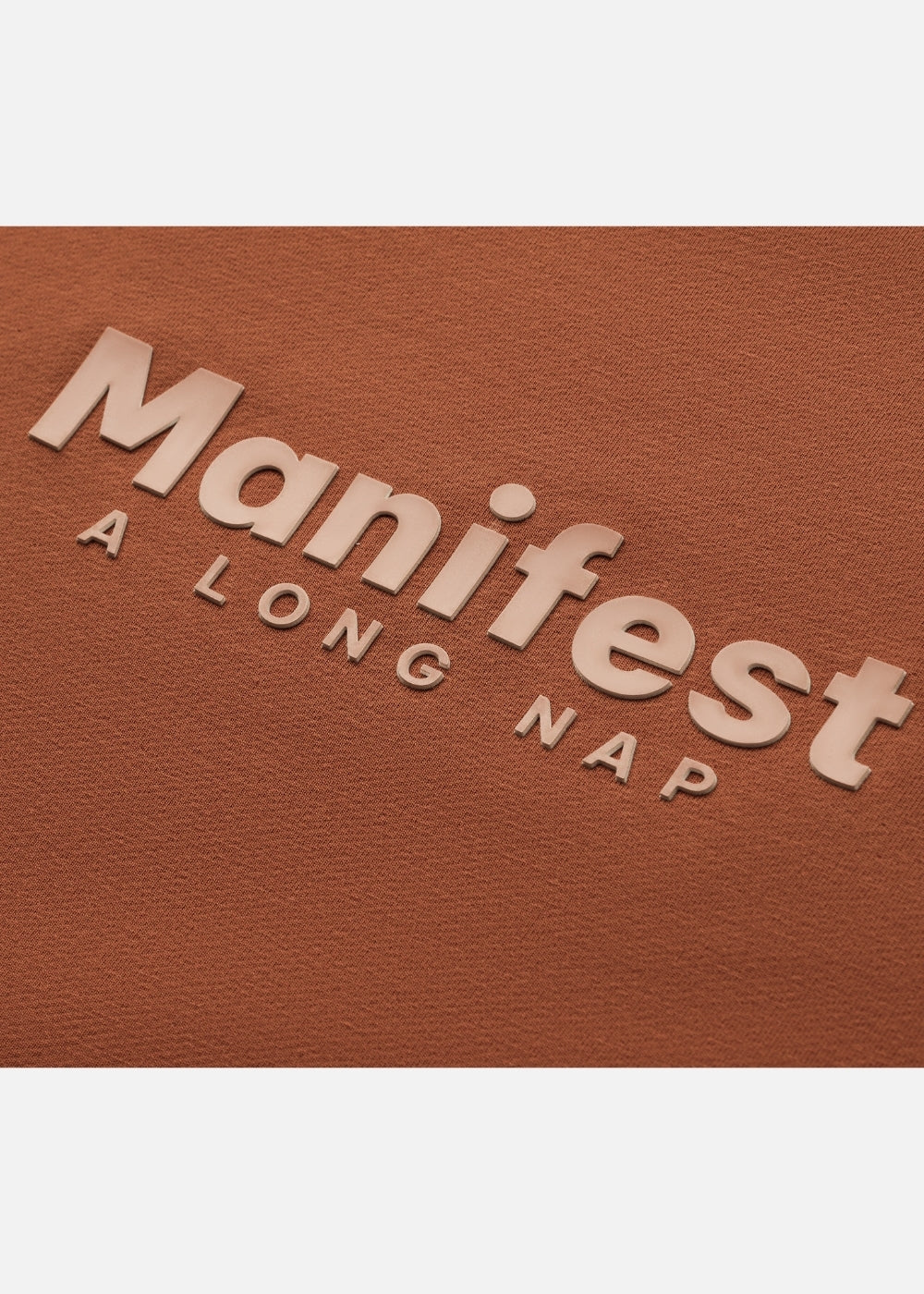 Áo Thun Boxy Raglan Hack Dáng CloudTouch™ In Nổi 3D The No Style 204 Cam Đậm