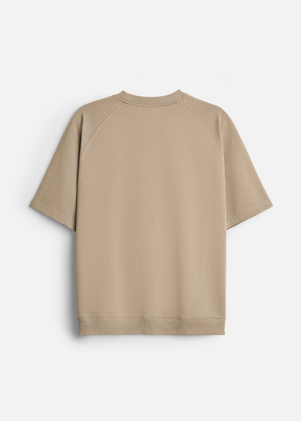 Áo Thun Boxy Raglan Hack Dáng CloudTouch™ In Nổi 3D The No Style 204 Nâu