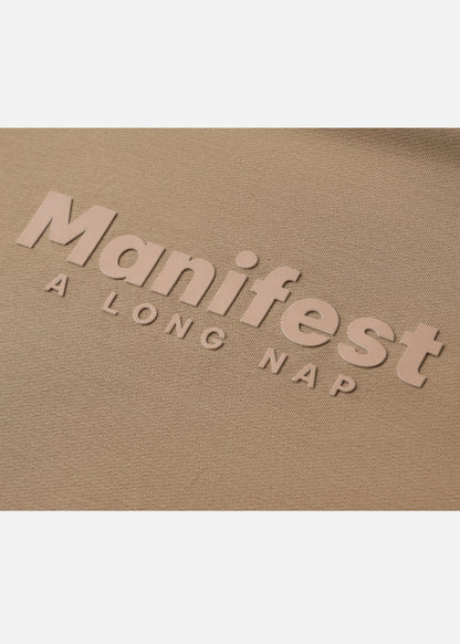 Áo Thun Boxy Raglan Hack Dáng CloudTouch™ In Nổi 3D The No Style 204 Nâu