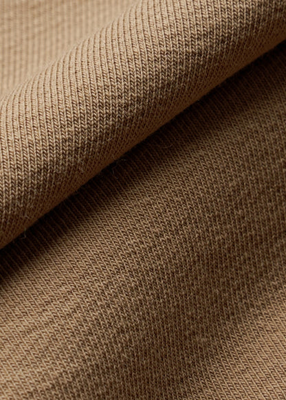 Áo Thun Boxy Raglan Hack Dáng CloudTouch™ In Nổi 3D The No Style 204 Nâu