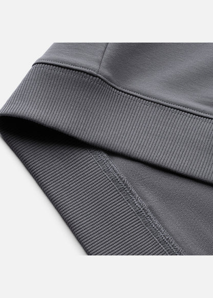 Áo Thun Boxy Raglan Hack Dáng CloudTouch™ In Nổi 3D The No Style 204 Xám