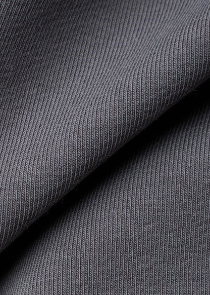 Áo Thun Boxy Raglan Hack Dáng CloudTouch™ In Nổi 3D The No Style 204 Xám