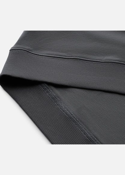 Áo Thun Boxy Raglan Hack Dáng CloudTouch™ In Nổi 3D The No Style 204 Xám Đậm