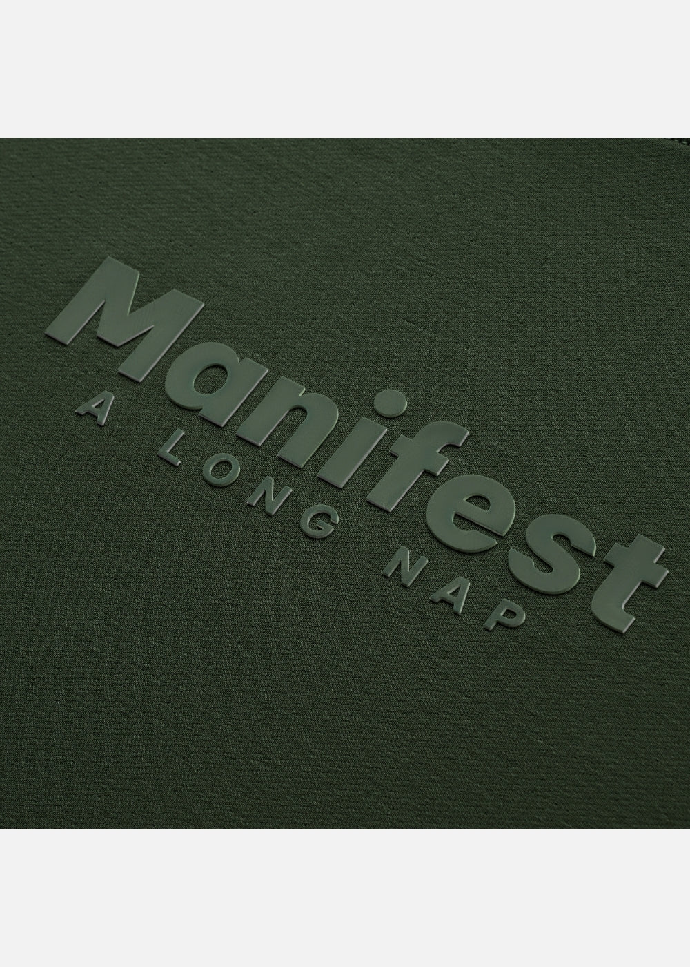 Áo Thun Boxy Raglan Hack Dáng CloudTouch™ In Nổi 3D The No Style 204 Xanh Lá Đậm