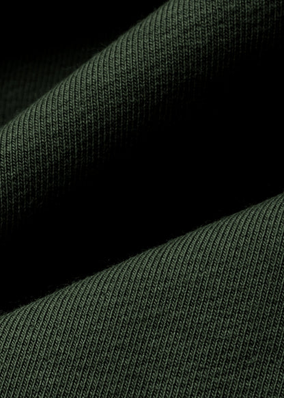 Áo Thun Boxy Raglan Hack Dáng CloudTouch™ In Nổi 3D The No Style 204 Xanh Lá Đậm