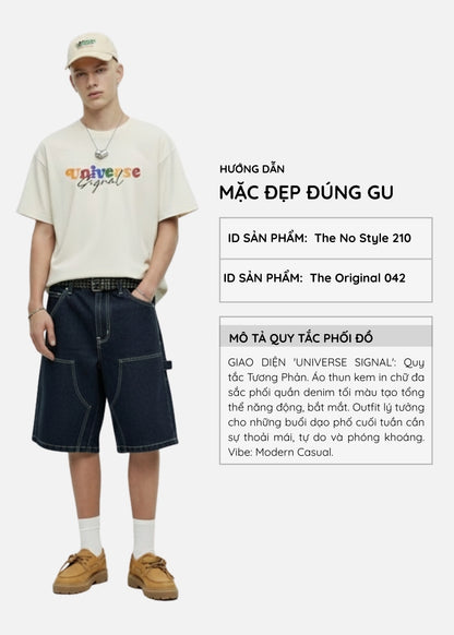 Áo Thun FlexFit™In Puff 3D Nổi "Universe" The No Style 210 Be