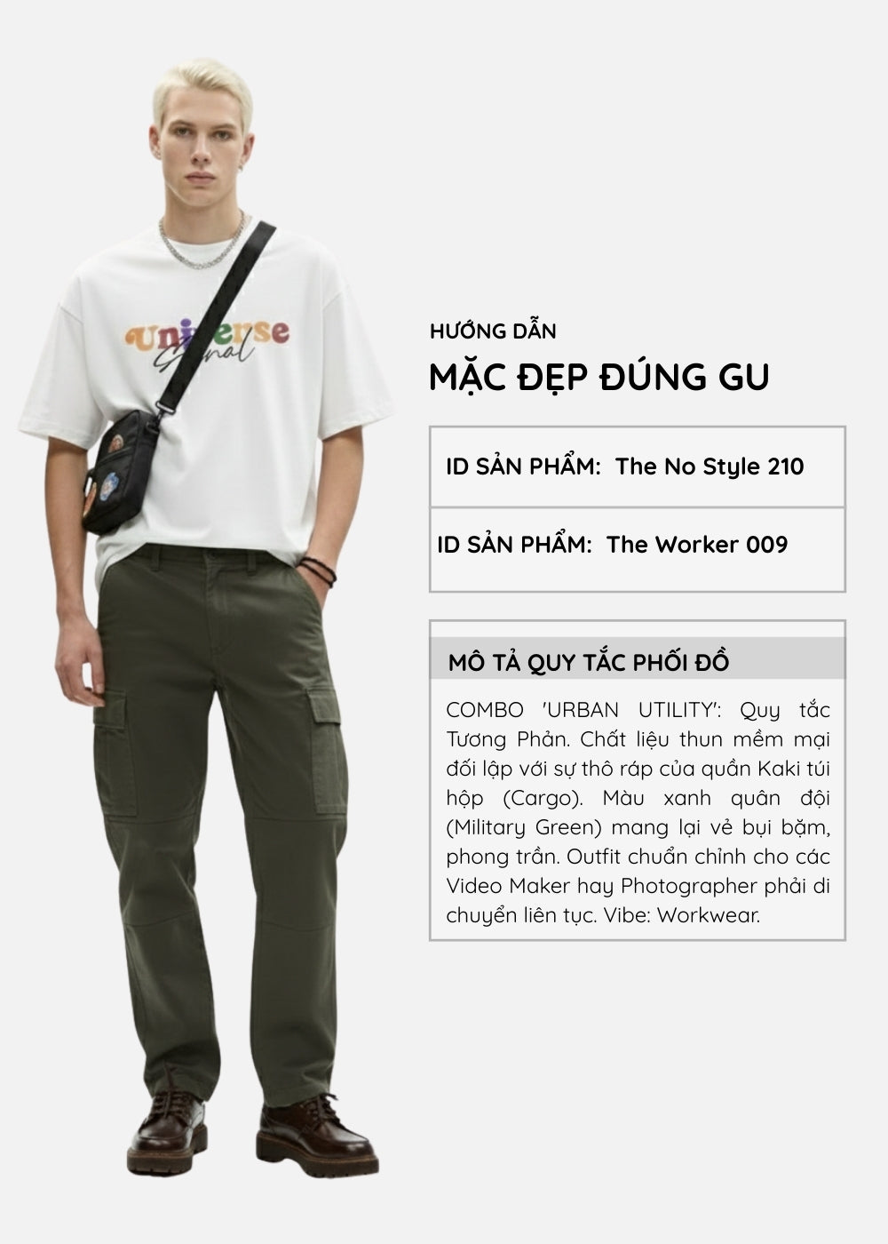 Áo Thun FlexFit™In Puff 3D Nổi "Universe" The No Style 210 Trắng