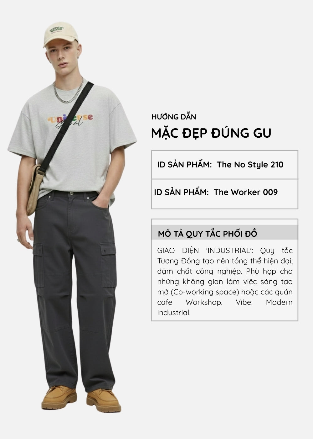 Áo Thun FlexFit™In Puff 3D Nổi "Universe" The No Style 210 Xám Nhạt