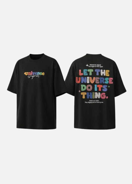 Áo Thun FlexFit™In Puff 3D Nổi "Universe" The No Style 210 Đen