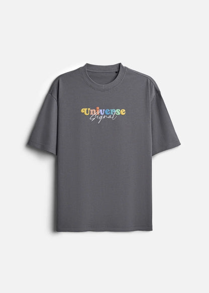 Áo Thun FlexFit™In Puff 3D Nổi "Universe" The No Style 210 Xám Đậm