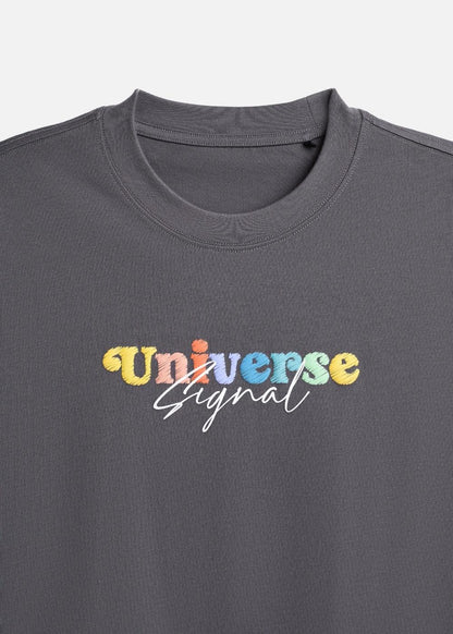 Áo Thun FlexFit™In Puff 3D Nổi "Universe" The No Style 210 Xám Đậm