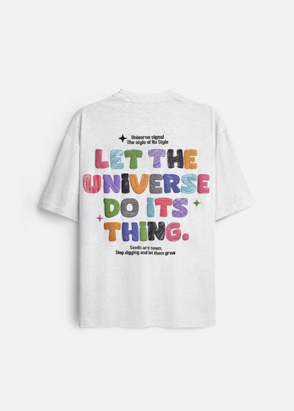 Áo Thun FlexFit™In Puff 3D Nổi "Universe" The No Style 210 Xám Nhạt