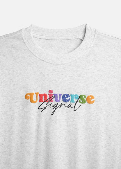 Áo Thun FlexFit™In Puff 3D Nổi "Universe" The No Style 210 Xám Nhạt