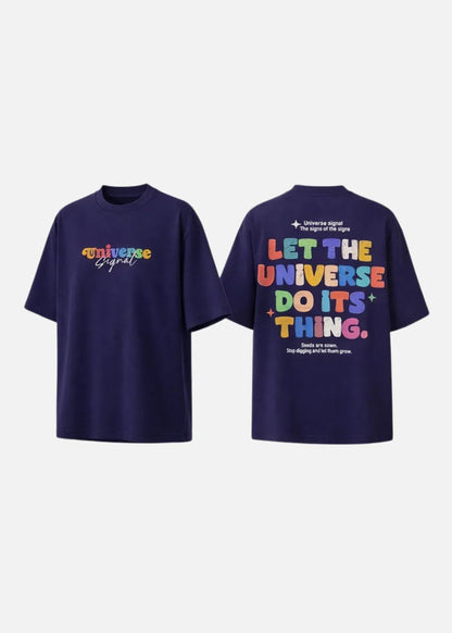 Áo Thun FlexFit™In Puff 3D Nổi "Universe" The No Style 210 Xanh Dương Đậm