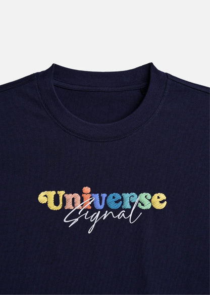 Áo Thun FlexFit™In Puff 3D Nổi "Universe" The No Style 210 Xanh Dương Đậm