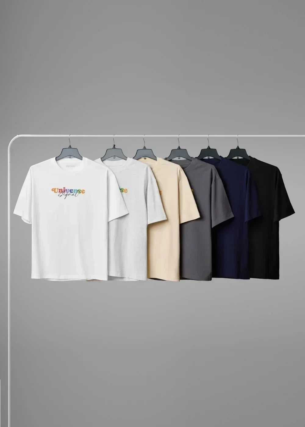 Áo Thun FlexFit™In Puff 3D Nổi "Universe" The No Style 210 Xám Đậm