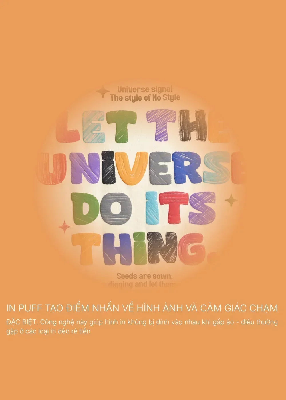 Áo Thun FlexFit™In Puff 3D Nổi "Universe" The No Style 210 Xám Đậm