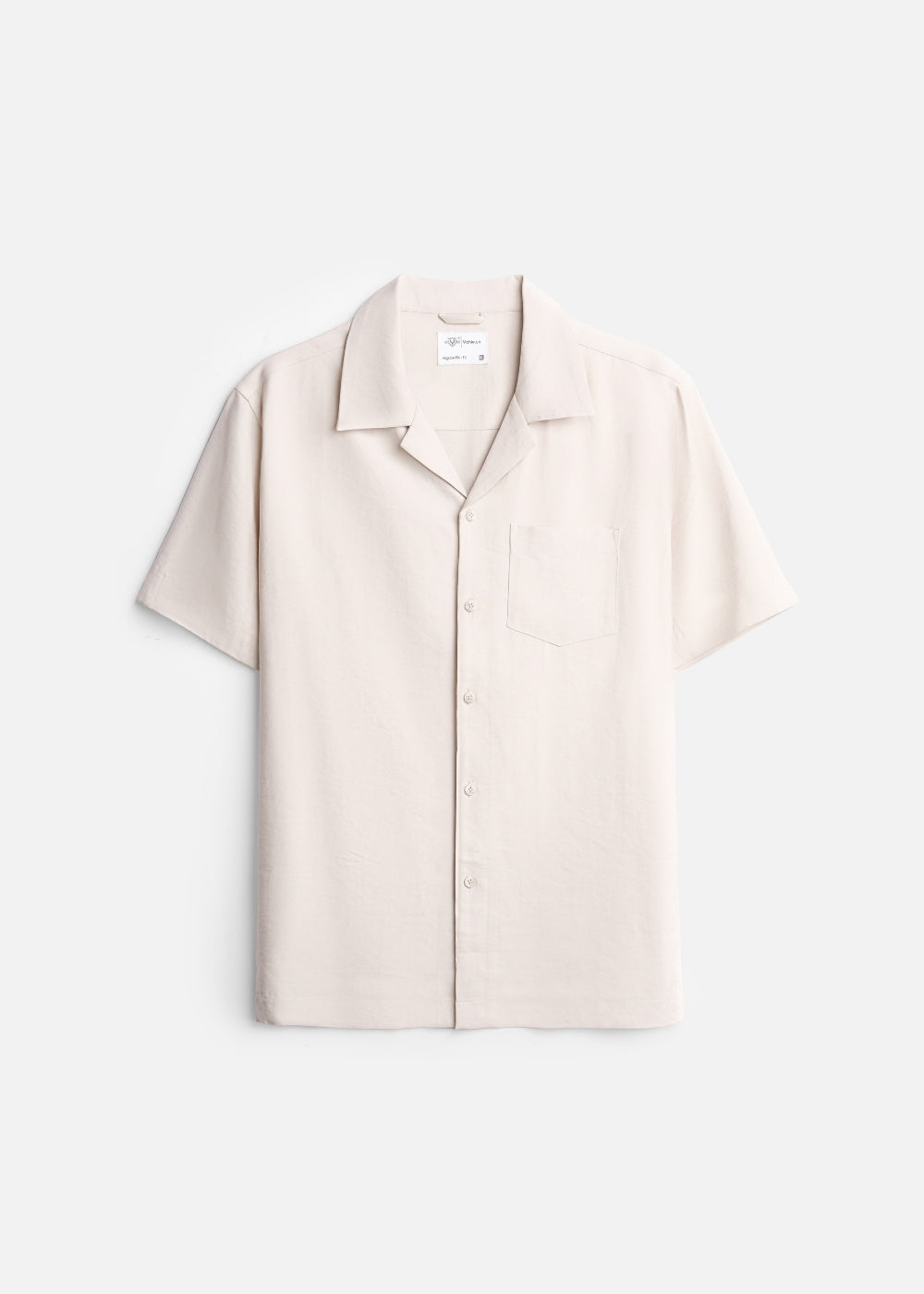 Áo Sơ Mi Tay Ngắn AirDry™ Hiệu Ứng Linen Mềm Mịn Giải Nhiệt The No Style 216 Nâu Nhạt