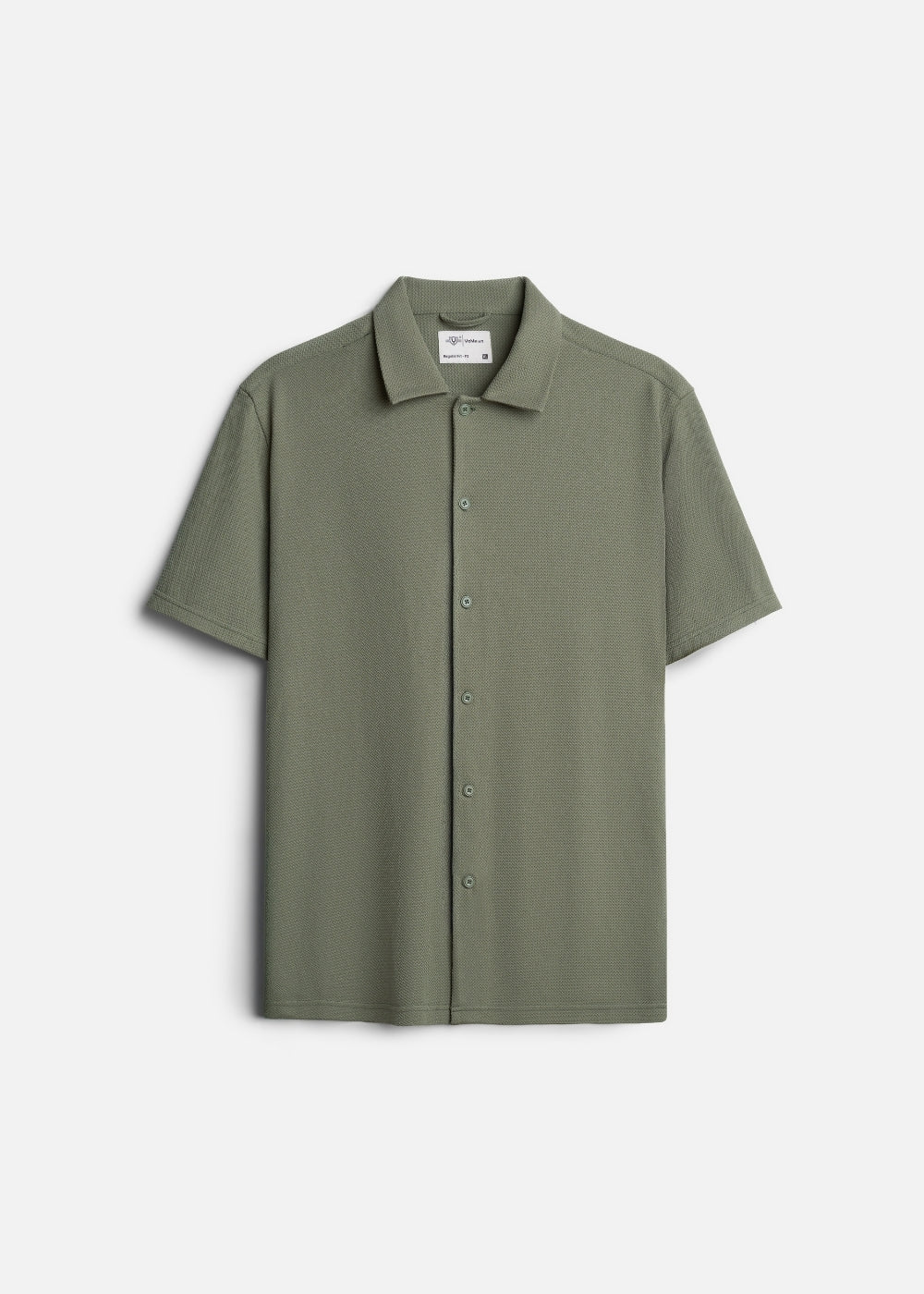 Áo Sơ Mi Tay Ngắn AirDry™ Siêu Thoáng The No Style 217 Xanh Lá Đậm