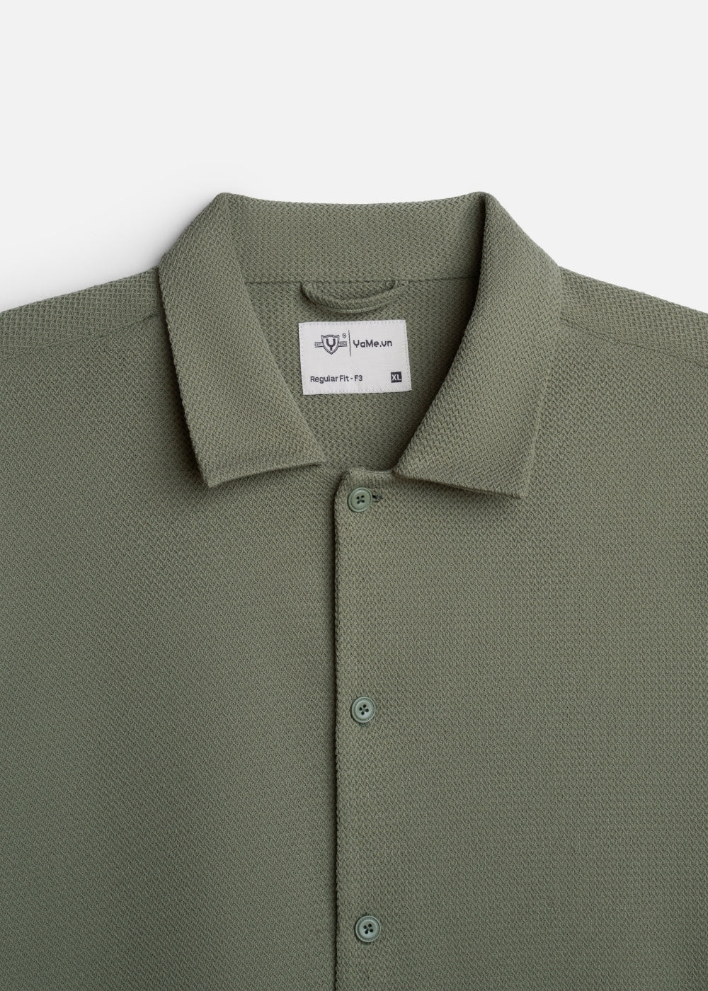 Áo Sơ Mi Tay Ngắn AirDry™ Siêu Thoáng The No Style 217 Xanh Lá Đậm