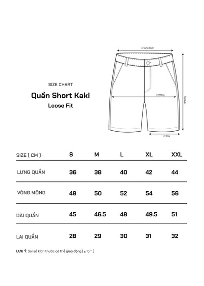 Quần Short Linen Thoáng Mát The No Style 219 Nâu Nhạt