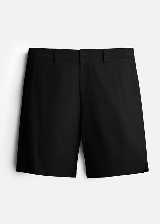 Quần Short Linen Thoáng Mát The No Style 219 Đen