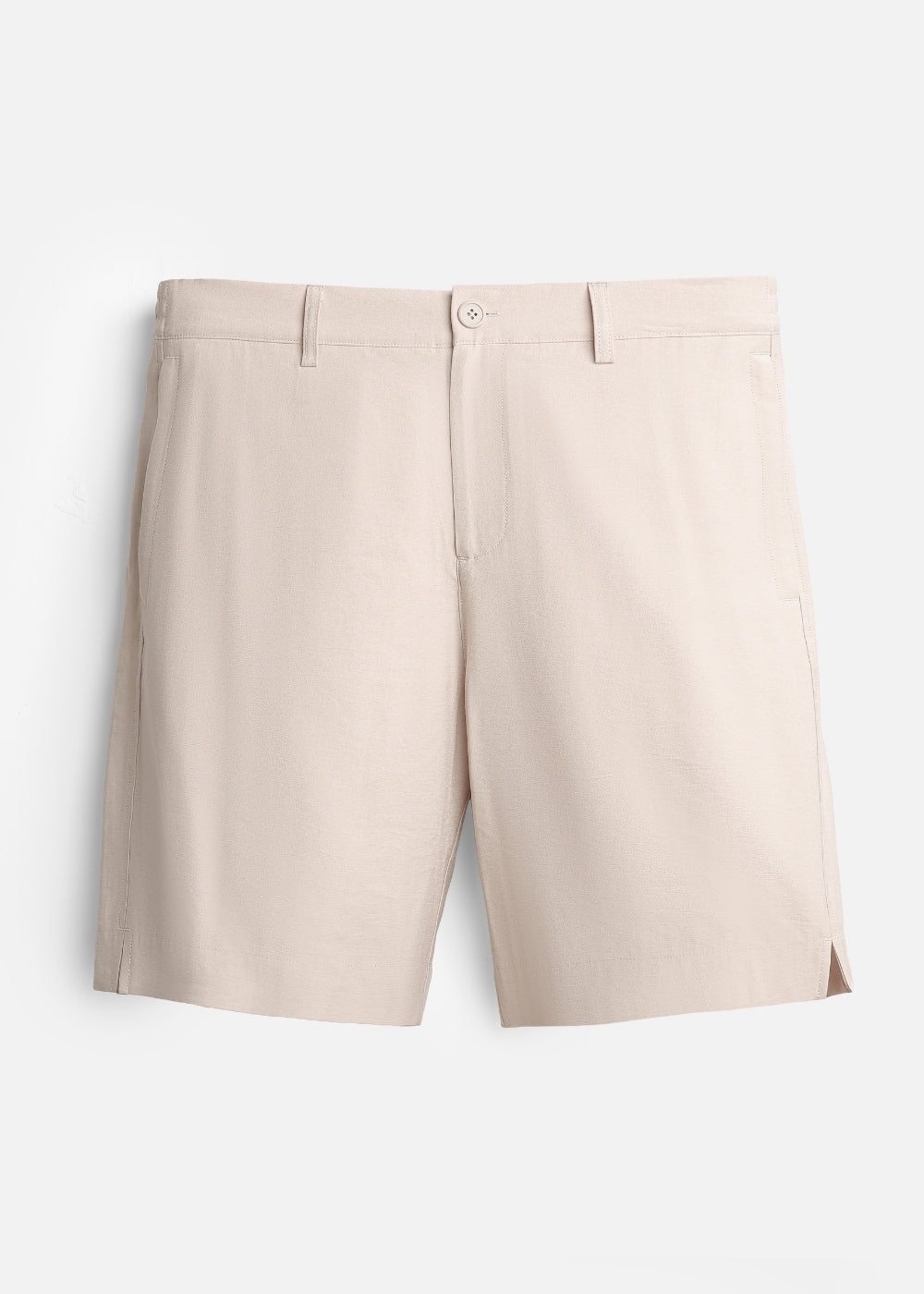 Quần Short Linen Thoáng Mát The No Style 219 Nâu Nhạt