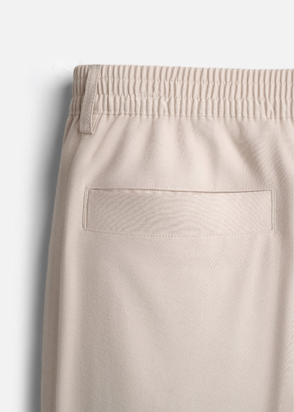 Quần Short Linen Thoáng Mát The No Style 219 Nâu Nhạt