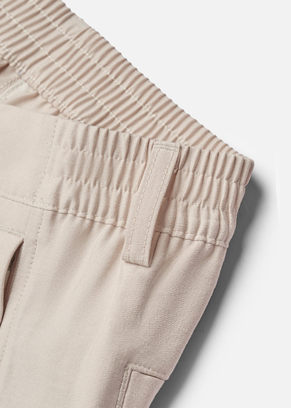 Quần Short Linen Thoáng Mát The No Style 219 Nâu Nhạt