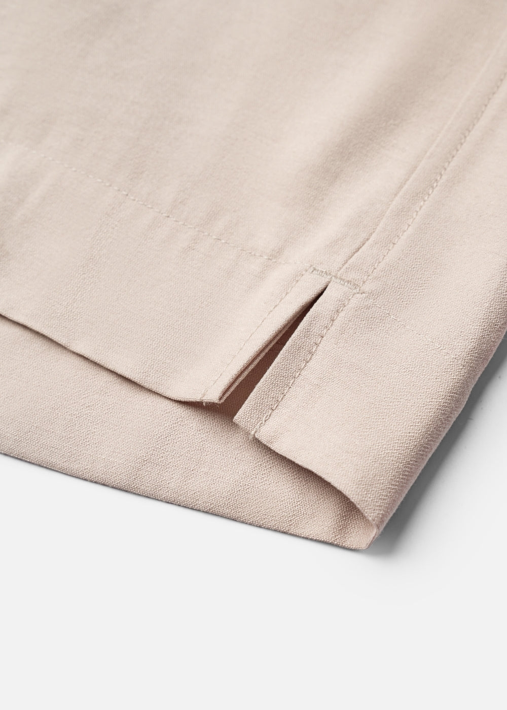 Quần Short Linen Thoáng Mát The No Style 219 Nâu Nhạt