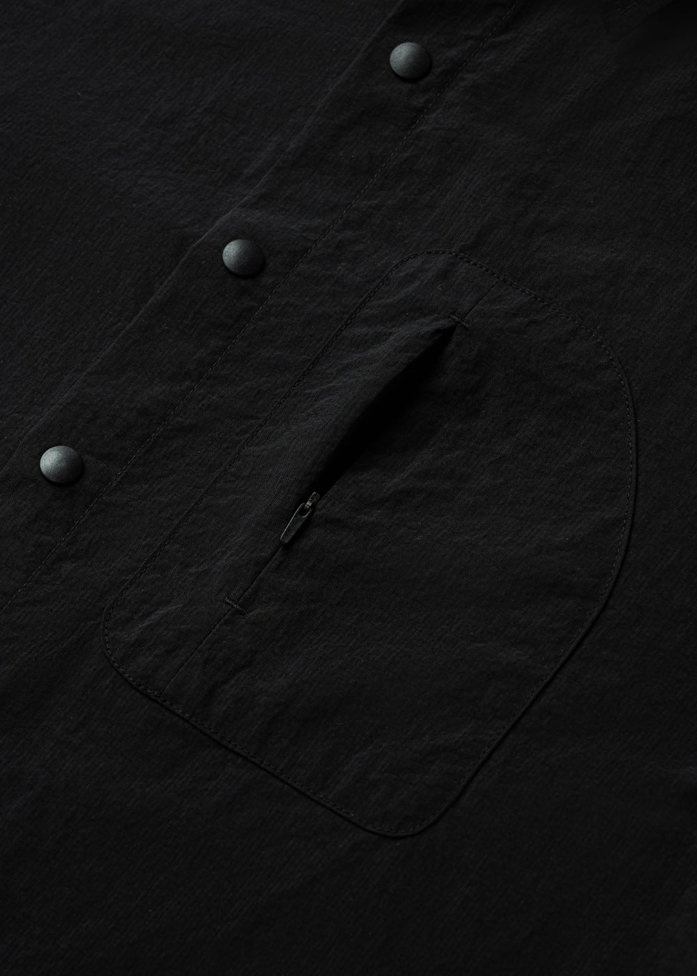 Áo Sơ Mi Khoác EasyCare™ Nhanh Khô Boxy Shape The No Style 221 Đen