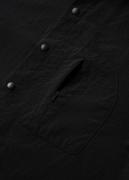 Áo Sơ Mi Khoác EasyCare™ Nhanh Khô Boxy Shape The No Style 221 Đen