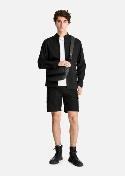 Áo Sơ Mi Khoác Thoáng Khí Ngăn Mùi The No Style 222 Đen