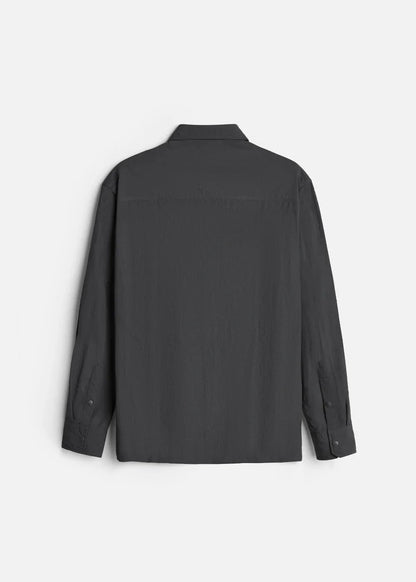 Áo Sơ Mi Khoác RainShield™ Vải Ripstop Bền Trượt Nước The No Style 228 Xám Đậm