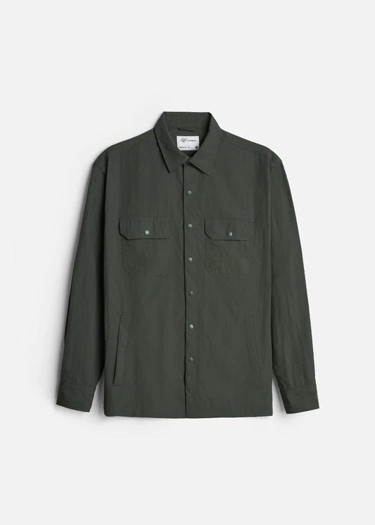 Áo Sơ Mi Khoác RainShield™ Vải Ripstop Bền Trượt Nước The No Style 228 Xanh Lá Đậm