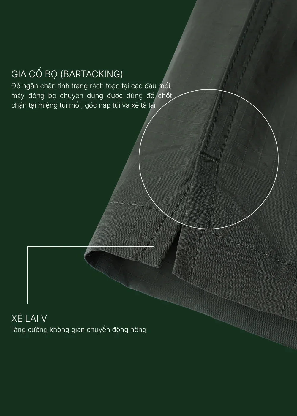 Áo Sơ Mi Khoác RainShield™ Vải Ripstop Bền Trượt Nước The No Style 228 Xám Đậm