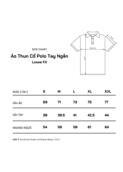 Áo Polo Raglan Mát Mềm Mại The No Style 240 Nâu Xám