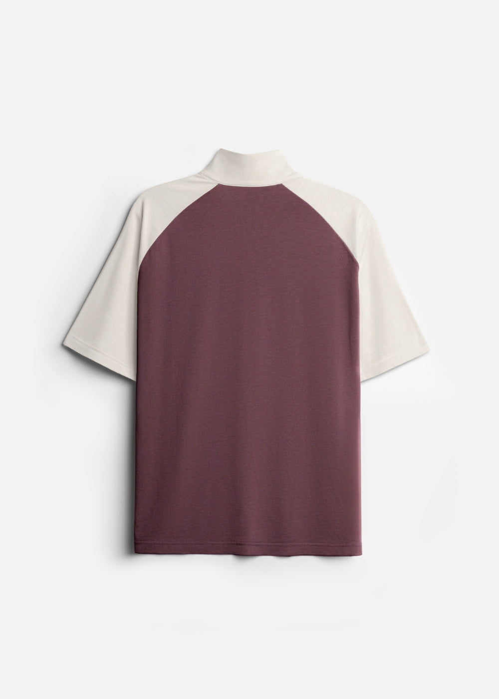 Áo Polo Raglan Mát Mềm Mại The No Style 240 Đỏ Xám