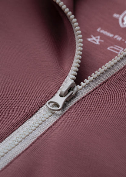 Áo Polo Raglan Mát Mềm Mại The No Style 240 Đỏ Xám