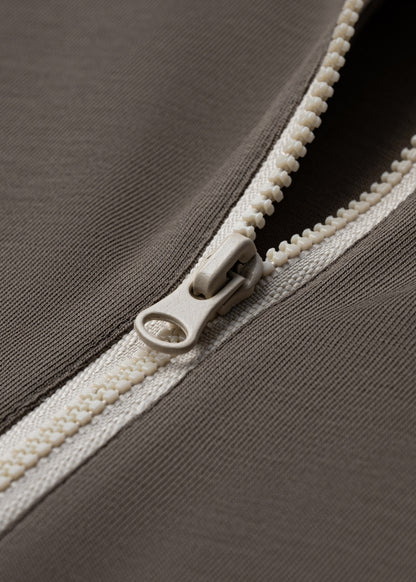 Áo Polo Raglan Mát Mềm Mại The No Style 240 Nâu Be