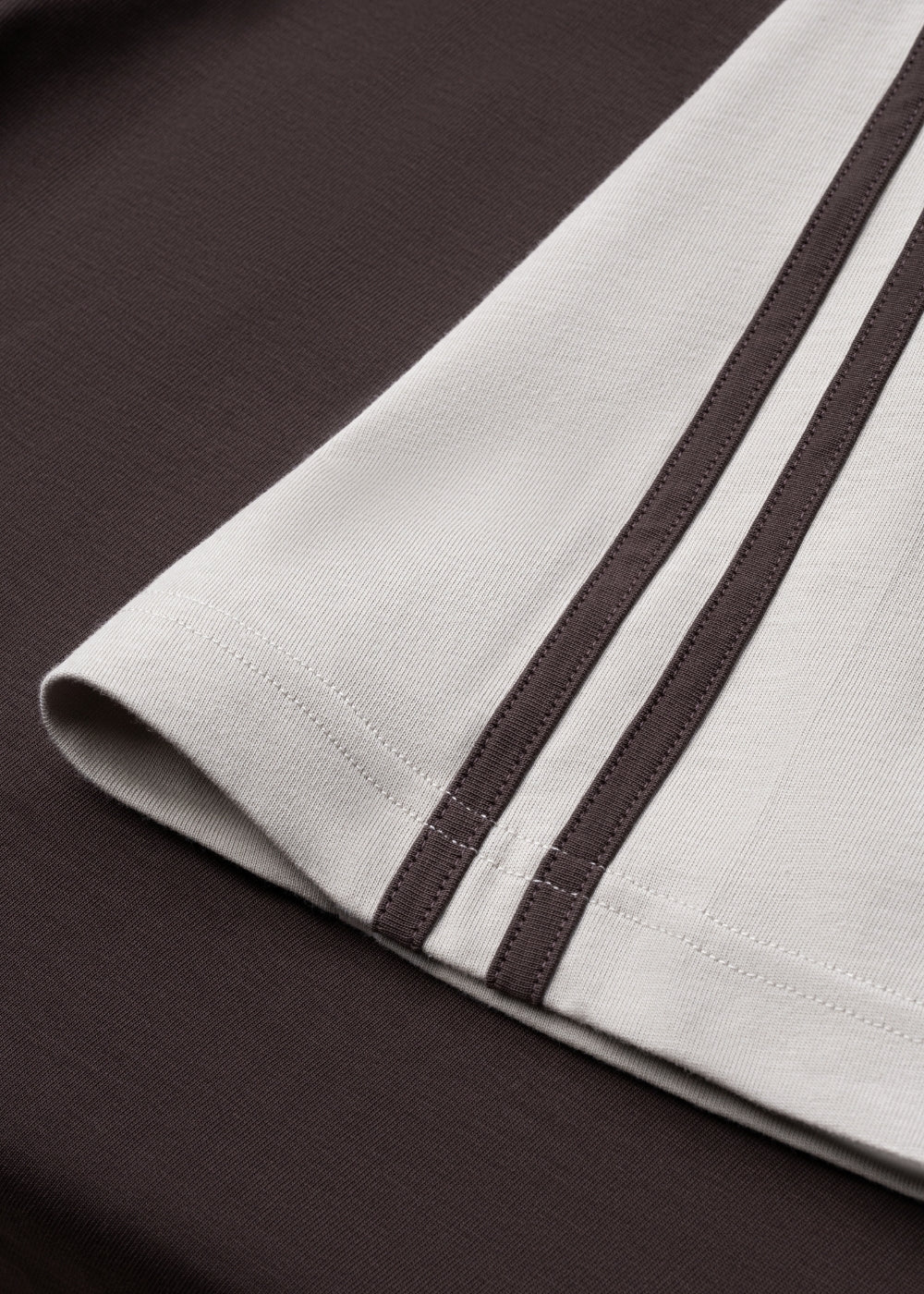 Áo Polo Raglan Mát Mềm Mại The No Style 240 Nâu Xám