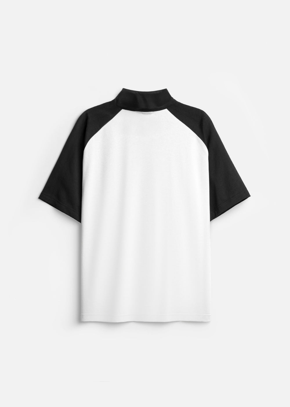 Áo Polo Raglan Mát Mềm Mại The No Style 240 Trắng Đen