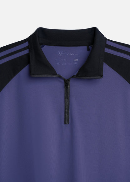 Áo Polo Raglan Mát Mềm Mại The No Style 240 Xanh Dương Đen