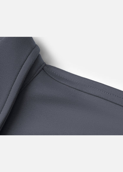 Áo Thun Cổ Polo CloudTouch™ Boxy Hack Dáng Che Bụng Cổ Áo Bản Lớn Cá Tính The No Style 249 Màu Xám Đậm 93 Dáng Hộp F5