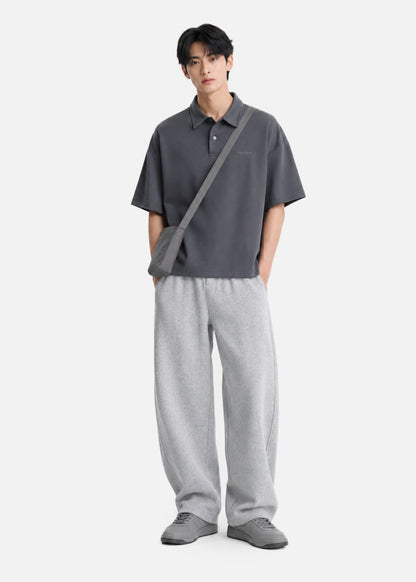 Quần Easy Pant Baggy Fit CloudTouch™ Mềm Mại Ống Cong Thoải Mái The No Style 25 Màu Xám Trắng 19 Dáng Hộp F5
