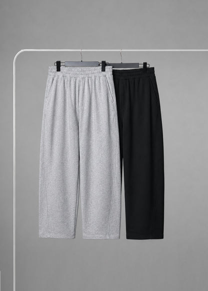 Quần Easy Pant Baggy Fit CloudTouch™ Mềm Mại Ống Cong Thoải Mái The No Style 25 Màu Đen Dáng Hộp F5