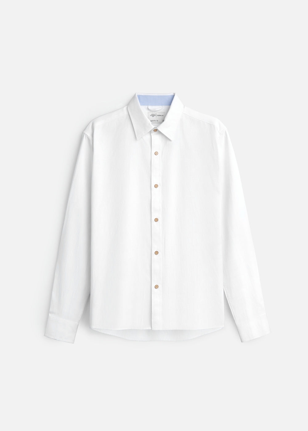 Áo Sơ Mi Tay Dài EasyCare™ Oxford Thoáng Mát Ít Nhăn The No Style 266 Màu Trắng 11 Dáng Vừa Vặn F3