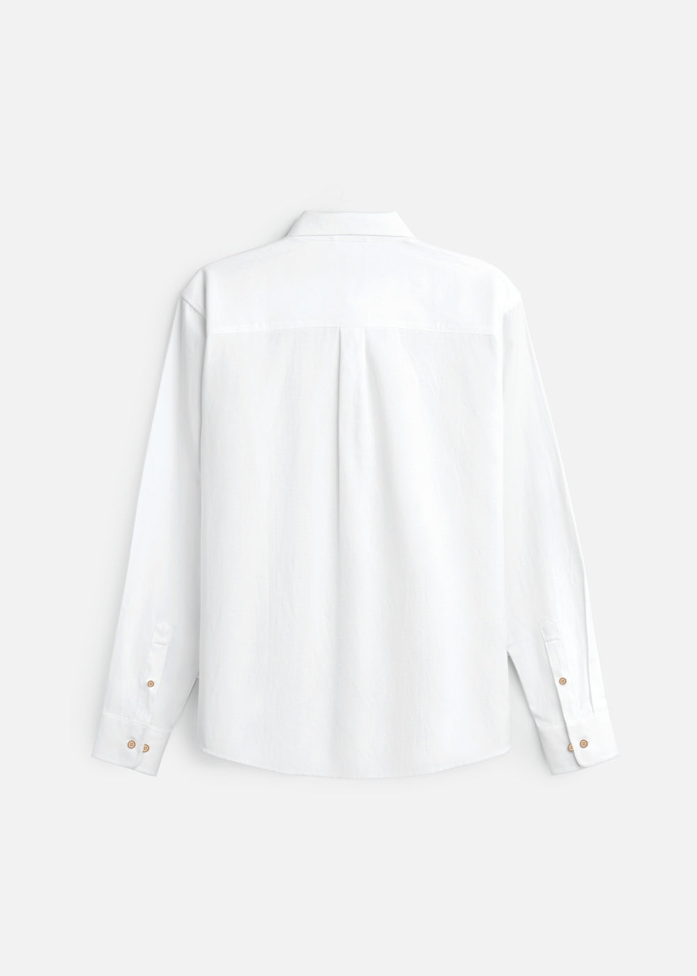 Áo Sơ Mi Tay Dài EasyCare™ Oxford Thoáng Mát Ít Nhăn The No Style 266 Màu Trắng 11 Dáng Vừa Vặn F3