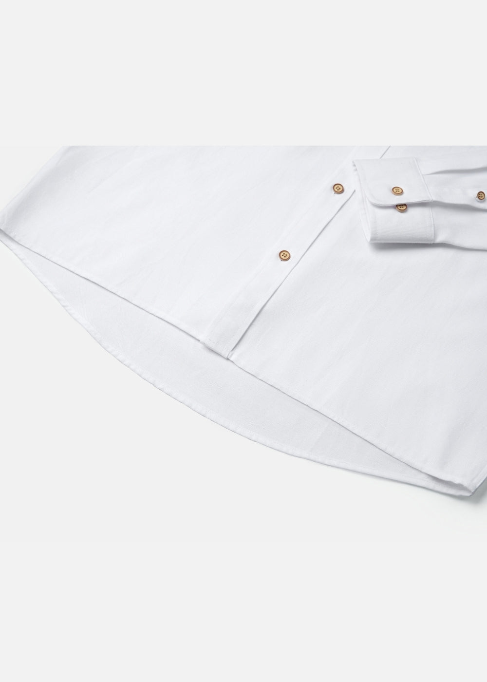 Áo Sơ Mi Tay Dài EasyCare™ Oxford Thoáng Mát Ít Nhăn The No Style 266 Màu Trắng 11 Dáng Vừa Vặn F3